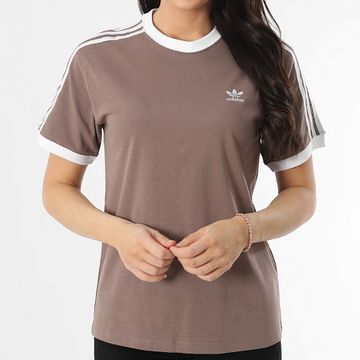 Adidas Originals - Maglietta donna 3 strisce JD4570 Taupe