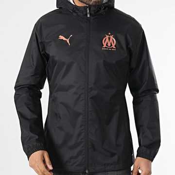 Puma - OM Training All Weather 778234 Giacca con zip e cappuccio nera