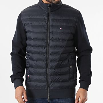 Tommy Hilfiger - Giacca con zip Media Stand Collar 7461 Navy