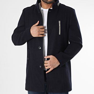 Mackten - Cappotto blu navy