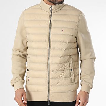 Tommy Hilfiger - Giacca Media Stand Collar 7461 Beige con zip