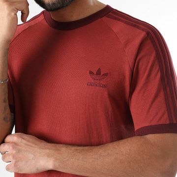 Adidas Originals - Maglietta a 3 strisce JN7019 Rosso