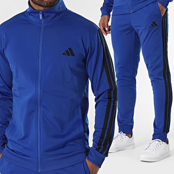 Adidas Sportswear - Tuta da ginnastica a 3 strisce JI8857 Blu royal