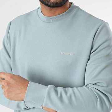 Calvin Klein - Repreve Micro Logo Felpa girocollo 9926 Azzurro