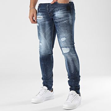 Zelys Paris - Jeans skinny in denim blu