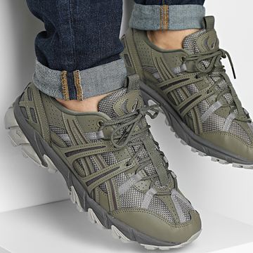 Asics - Scarpe da ginnastica Gel Sonoma 15-50 1203A538 Tartufo Grigio Mantello Verde