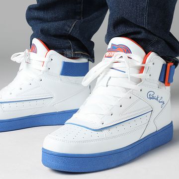 Ewing Athletics - Rebound 33 Hi Strap Hi-Top Sneakers 1RBE003 Bianco Royal