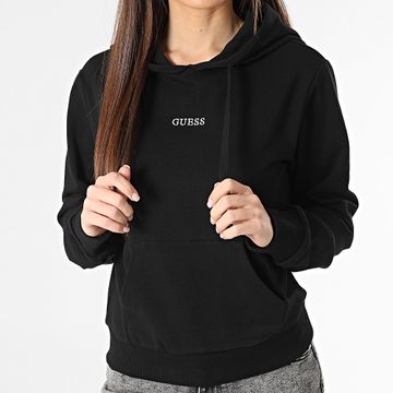 Guess - Felpa con cappuccio da donna O5RQ02-KCO31 Nero