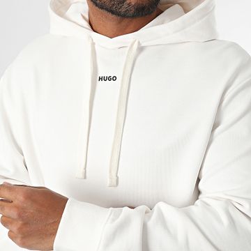 HUGO - Felpa con cappuccio Dapo 50486478 Bianco