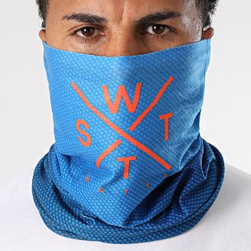 Watts - 1 Copri collo di volpe blu reale blu navy sfumato