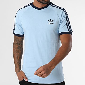 Adidas Originals - Maglietta a 3 strisce JN7018 Azzurro