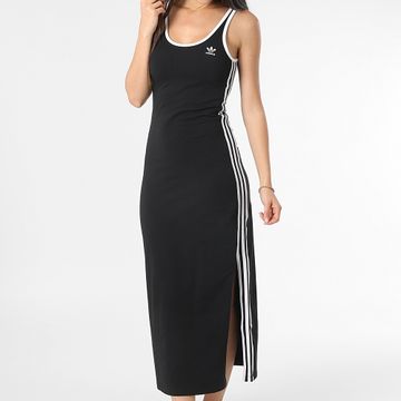 Adidas Originals - Abito donna con canotta a 3 strisce JD4619 Nero