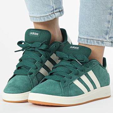 Adidas Sportswear - Donna Grand Court 00s K JP5893 Collegiate Green Off White Gum 10 Sneakers