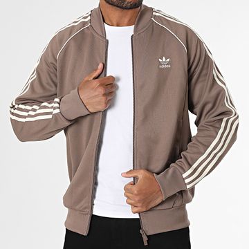 Adidas Originals - JP2519 Giacca con zip marrone beige