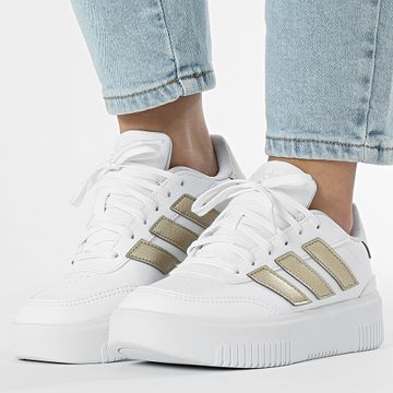 Adidas Sportswear - Courtblock Bold Sneakers Donna JI2203 Footwear White Cyber Metallic Orbit Grey