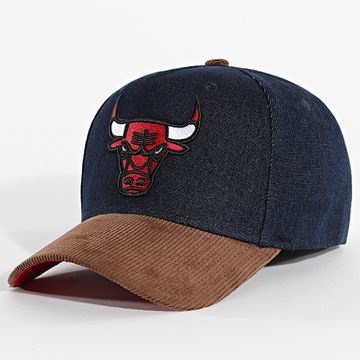 Mitchell and Ness - Jean Cap HP9529 Chicago Bulls Blue Raw Brown