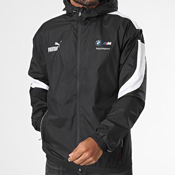 Puma - BMW Motorsport 630611 Giacca con zip e cappuccio a righe nere