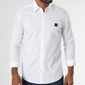 HUGO - Camicia Ermo a maniche lunghe 50505315 Bianco