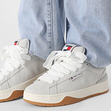 Tommy Jeans - Scarpe da ginnastica da donna Skate Sneaker 2677 Stratus Grigio