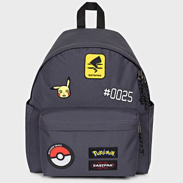 Eastpak - Zaino Day Pak'r con patch Pokemon Grigio antracite