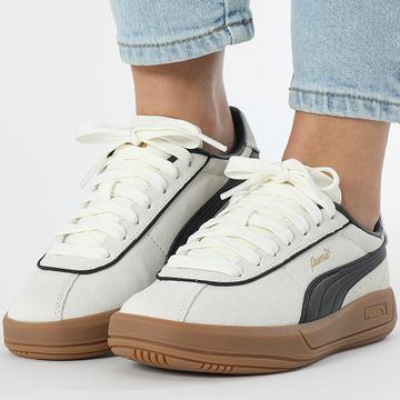 Puma - Scarpe da ginnastica da donna Puma Club Klassika SD 400718 Warm White Puma Black Gold