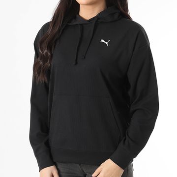 Puma - Felpa con cappuccio Elevated Donna 685023 Nero