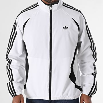 Adidas Originals - Giacca con zip a righe bianche Teamgeist JP1116
