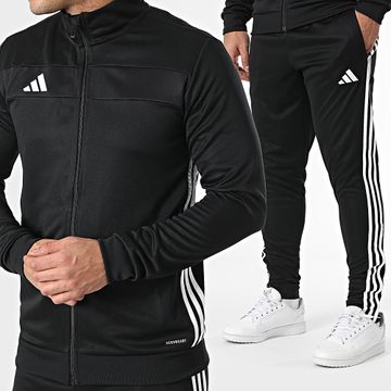 Adidas Sportswear - Tuta 3 strisce JD0466 Nero