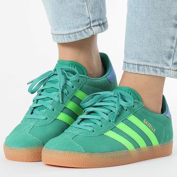 Adidas Originals - Sneakers Gazelle Donna J JP7127 Seco Green Solar Green Blue Bird