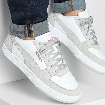 Puma - Puma Caven 2.0 Mono 400710 Bianco Fresco Grigio Chiaro Oro Scarpe da ginnastica
