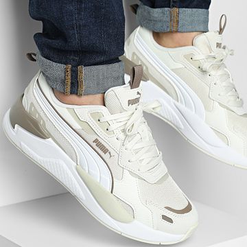Puma - X-Ray 3 SD 399668 Neve Bianca Vapor Grigio Taupe Scarpe da ginnastica