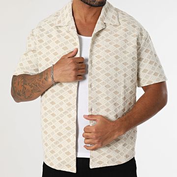 Project X Paris - Camicia a maniche corte 2510164 Beige