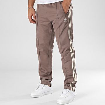 Adidas Originals - JP2525 Pantaloni da jogging classici a bande marroni