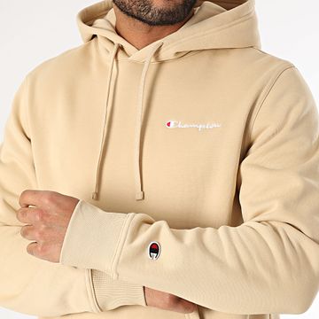 Champion - Felpa con cappuccio 220258 Beige