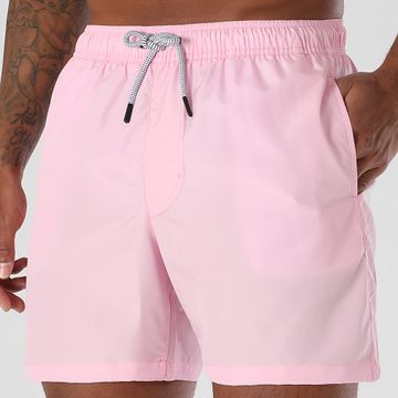 LBO - Pantaloncini da bagno a tinta unita 0355 Rosa