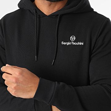Sergio Tacchini - Felpa con cappuccio Hashtag 41116 Nero