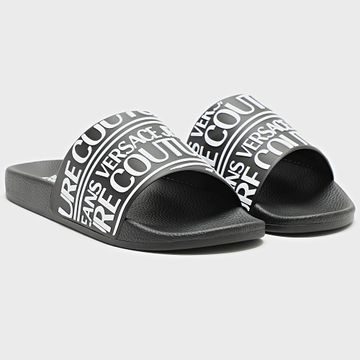 Versace Jeans Couture - Sandali Fondo Slide 78YA3SQ1-71352 Nero