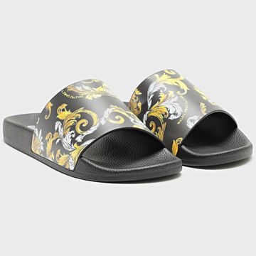 Versace Jeans Couture - Claquettes Fondo Slide 78YA3SQ4-ZS365 Nero Oro Rinascimento
