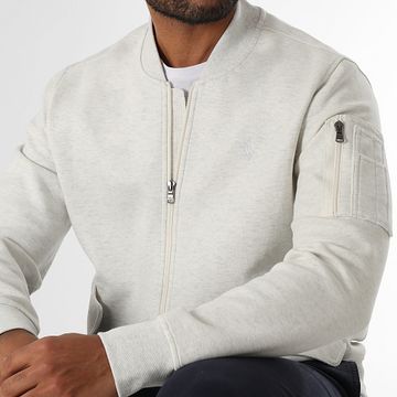 Polo Ralph Lauren - Giacca Original Player con zip Ecru Chiné