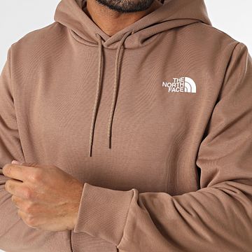 The North Face - Felpa con cappuccio Simple Dome A89FC Marrone chiaro