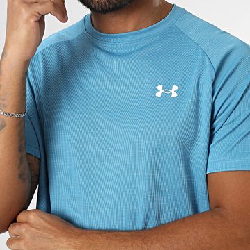 Under Armour - Tech Textured Tee 1382796 Azzurro
