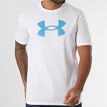 Under Armour - Maglietta con logo grande riflettente 1390207 Bianco