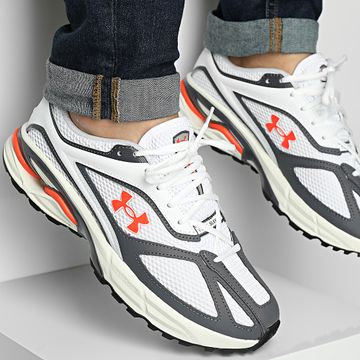 Under Armour - UA HOVR Apparition 3027595 Bianco Grigio Scarpe da ginnastica