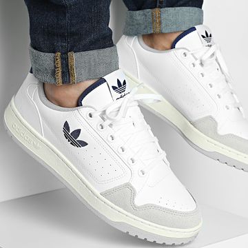 Adidas Originals - NY 90 JQ0055 Footwear Bianco Blu Scuro Grigio Due Sneakers