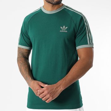 Adidas Originals - Maglietta a 3 strisce JN7017 Verde