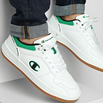 Champion - Scarpe da ginnastica basse Rebound 2.0 S21906 Bianco Nero Gum