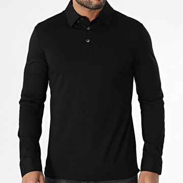 Frilivin - Polo a manica lunga nera