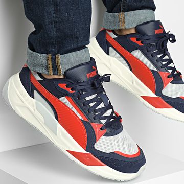 Puma - Trinity 2 400230 Grigio chiaro Rosso Fuoco Navy Sneakers