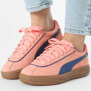 Puma - Sneakers donna Puma Club Klassika SD 400718 Pink Fruit Blazing Blue Gold