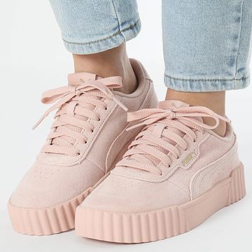 Puma - Scarpe da ginnastica da donna Carina 3.0 SD 400721 Rosa Quarzo Puma Oro